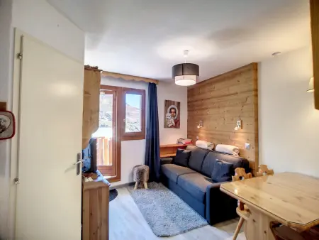 Studio cabine 4 pers, ski aux pieds, Les Bruyères - Photo 8