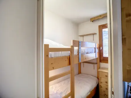 Studio cabine 4 pers, ski aux pieds, Les Bruyères - Photo 10
