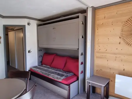Studio cosy avec accès direct pistes, vue piste, animaux admis - Photo 1