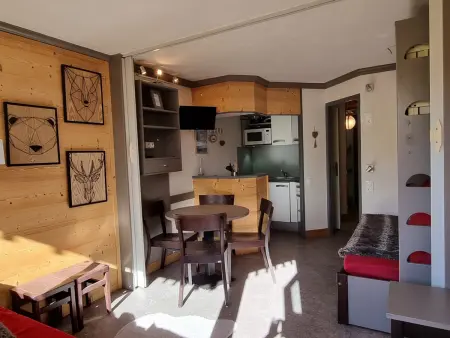 Studio cosy avec accès direct pistes, vue piste, animaux admis - Photo 6