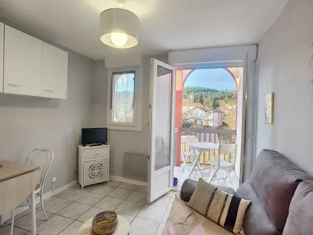 Studio avec balcon - Wifi et animaux acceptés, Appartement 2 personnes à Lamalou les Bains - Photo 1
