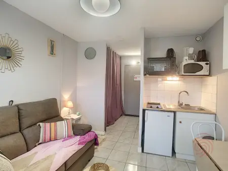 Studio avec balcon - Wifi et animaux acceptés, Appartement 2 personnes à Lamalou les Bains - Photo 3