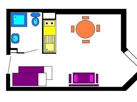 Studio confortable pour 2, pieds des pistes, centre station Vars Les Claux - Photo 10