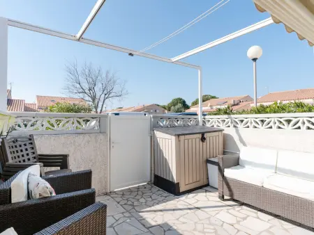 Pavillon Studio Mezzanine Climatisé avec Piscine et WIFI, Proche Plage à Gruissan - Photo 8
