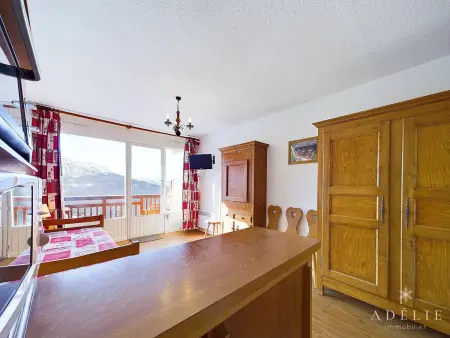 Studio montagne au centre, 4 pers, balcon, proche pistes - Photo 1