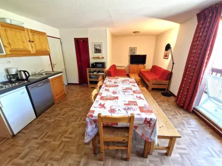 Spacieux appart 3 pièces + cabine, 10 pers, coeur de station, Valfréjus - Photo 7