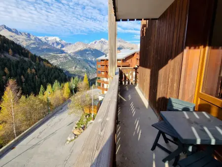 Studio 4 pers au coeur de Valfréjus avec balcon, cuisine équipée, casier à skis - Photo 6