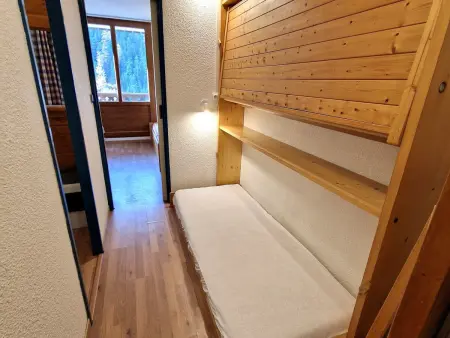 Studio 4 pers au coeur de Valfréjus avec balcon, cuisine équipée, casier à skis - Photo 9