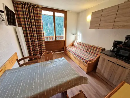 Studio 4 pers au coeur de Valfréjus avec balcon, cuisine équipée, casier à skis - Photo 11
