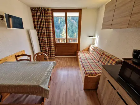 Studio 4 pers au coeur de Valfréjus avec balcon, cuisine équipée, casier à skis - Photo 12