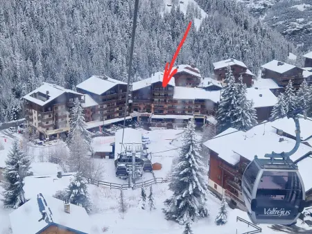 Studio 4 pers au coeur de Valfréjus avec balcon, cuisine équipée, casier à skis - Photo 17
