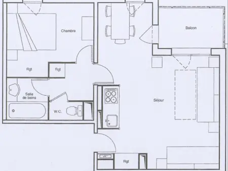 Appartement 2 pièces avec balcon, proche commerces - Photo 9
