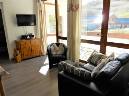 Appartement lumineux au centre avec balcon, Appartement 6 personnes à Le Corbier - Photo 1