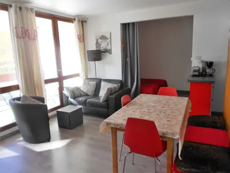Appartement lumineux au centre avec balcon, Appartement 6 personnes à Le Corbier - Photo 3