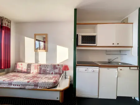 Studio fonctionnel proche pistes avec balcon, Appartement 4 personnes à Les Menuires - Photo 5