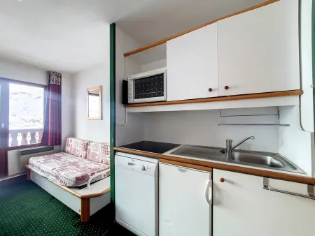 Studio fonctionnel proche pistes avec balcon, Appartement 4 personnes à Les Menuires - Photo 8