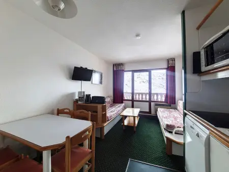 Studio fonctionnel proche pistes avec balcon, Appartement 4 personnes à Les Menuires - Photo 9