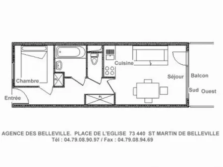 Appartement lumineux proche des pistes, balcon, 4 personnes - Photo 14