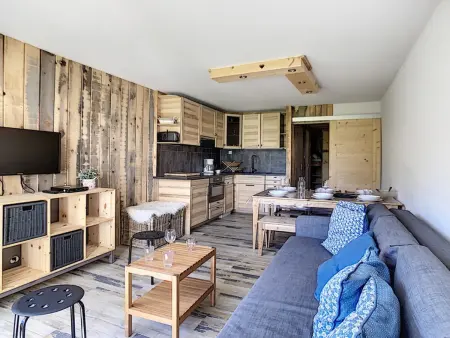 Appartement rénové au pied des pistes avec balcon pour 6 personnes - Photo 5