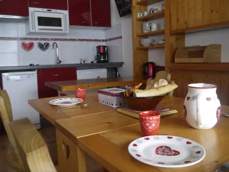 Appartement skis aux pieds avec double balcon près de Méribel - Photo 11