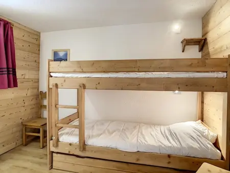 Duplex moderne, skis aux pieds, balcon sud, Appartement 5 personnes à Les Menuires - Photo 9