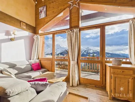 Chalet 4 pièces centre station, parking inclus, Appartement 8 personnes à Montvalezan La Rosière - Photo 2