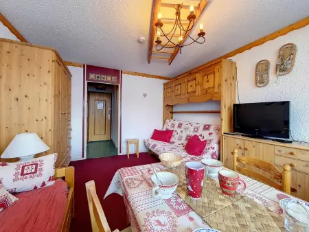 Studio lumineux au pied des pistes avec balcon, Appartement 2 personnes à Les Menuires - Photo 1