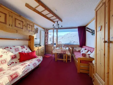 Studio lumineux au pied des pistes avec balcon, Appartement 2 personnes à Les Menuires - Photo 4