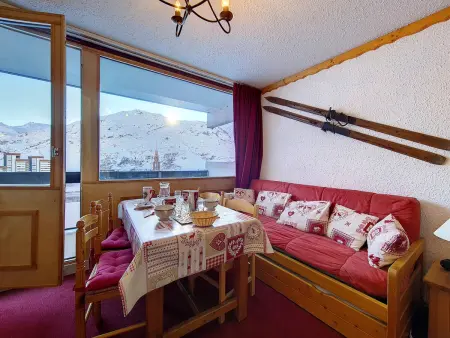 Studio lumineux au pied des pistes avec balcon, Appartement 2 personnes à Les Menuires - Photo 5