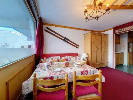 Studio lumineux au pied des pistes avec balcon, Appartement 2 personnes à Les Menuires - Photo 6