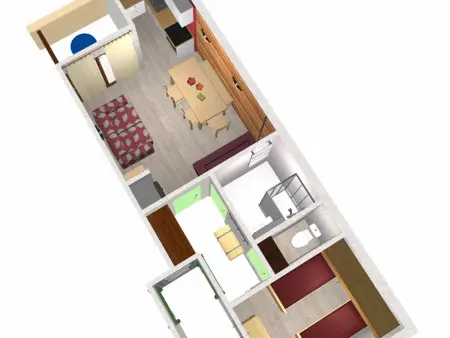 Appartement 2 pièces aux Coches, proche pistes, balcon et vue vallée - Photo 7