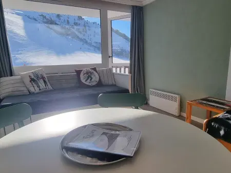 Studio charmant sud  Au pied des pistes  Balcon avec magnifique vue - Photo 7