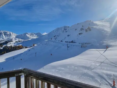 Studio charmant sud  Au pied des pistes  Balcon avec magnifique vue - Photo 10