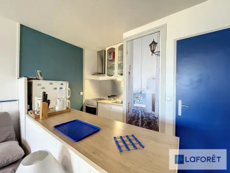 Studio face au port de plaisance avec parking, Appartement 4 personnes à Courseulles sur Mer - Photo 1