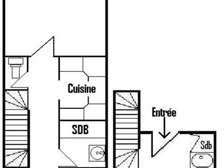 Grand duplex pour 8 personnes, orientation sud, Appartement 8 personnes à La Plagne - Photo 11