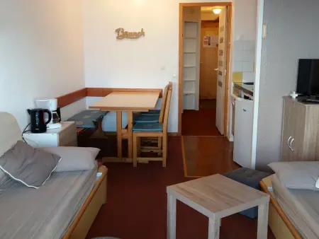 Appart cosy, accès pistes, mezzanine, casier à skis, animaux admis - Photo 1