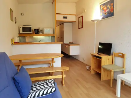 Studio 5 pers. à Arc 2000, vue pistes, balcon, Appartement 5 personnes à Les Arcs 2000 - Photo 7