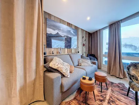 Studio moderne skis aux pieds avec balcon, Appartement 3 personnes à Les Menuires - Photo 7