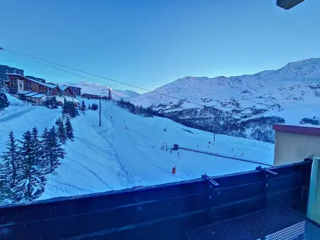 Studio moderne skis aux pieds avec balcon, Appartement 3 personnes à Les Menuires - Photo 12