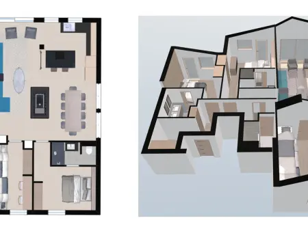Luxueux appartement sous charpente proche des pistes - 10 pers - Photo 15