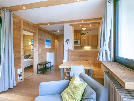 Élégant 3 pièces rénové avec balcon, cœur de Val-d'Isère, proche commodités - Photo 1