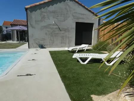 Maison moderne avec piscine à Notre-Dame-de-Monts, 6-8 pers. - Photo 11