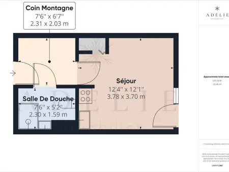Studio rénové 2* pour 4 pers., skis aux pieds, balcon exposé sud-ouest, proche commerces et garderie - Photo 6
