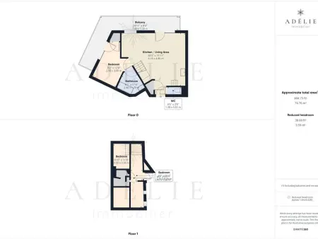 Duplex 3 pièces, centre station, 6 pers, classé 3*, proche remontées, balcon Sud-Est, casier à skis - Photo 11