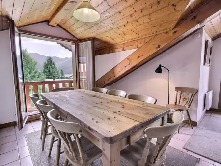 Charmant appartement 4 pièces pour 8 personnes à Vallandry, proche des pistes, vue magnifique - Photo 2
