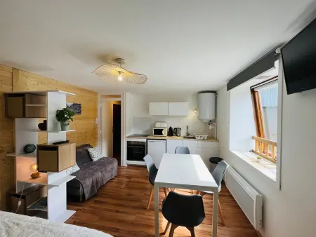 Charmant studio avec parking, vue montagne, proche centre Mont-Dore - Photo 1