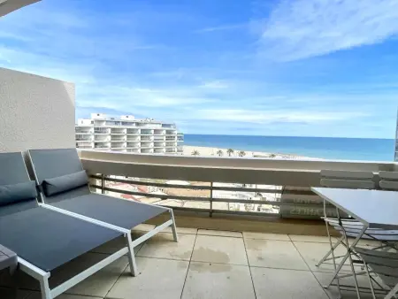 Appartement rénové avec piscine commune, 4 couchages, climatisé, wifi, terrasse vue mer - Photo 2