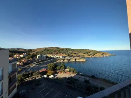 Studio confortable avec vue mer, loggia, animaux acceptés et parking privatif - Photo 1