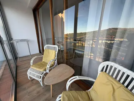 Studio confortable avec vue mer, loggia, animaux acceptés et parking privatif - Photo 3