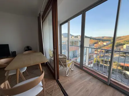 Studio confortable avec vue mer, loggia, animaux acceptés et parking privatif - Photo 9